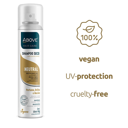 ABOVE Neutral - Dry Shampoo - Absorbs Excess Oil Between Washes - Gives Softness and Shine to Your Strands - Does Not Leave Residue - Prevents Bad Odors with Lime and Tangerine Notes - 3.17 oz EasyOptionXY LLC