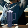 40oz V2 large capacity tumbler,  With Handle And Straw Lid, Insulated Reusable Stainless Steel Water Bottles Travel Mug Coffee Cup car cup water cup For Men Women Outdoor Camping Driving, gift EasyOptionXY LLC