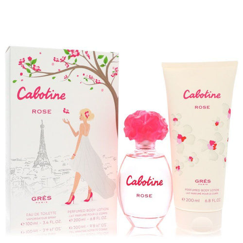 Cabotine Rose by Parfums Gres Gift Set - 3.4 oz Eau De Toilette Spray + 6.7 oz Body Lotion EasyOptionXY LLC