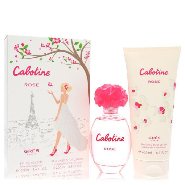 Cabotine Rose by Parfums Gres Gift Set - 3.4 oz Eau De Toilette Spray + 6.7 oz Body Lotion EasyOptionXY LLC