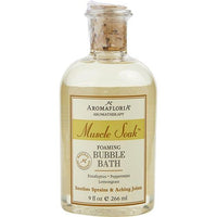 MUSCLE SOAK by Aromafloria FOAMING BUBBLE BATH 9 OZ BLEND OF EUCALYPTUS, PEPPERMINT, LEMONGRASS EasyOptionXY LLC