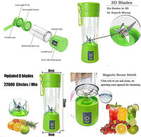 Personal blender with 6 blades; Personal Size Blender Juicer Cup; Smoothies and Shakes Blender; Handheld Fruit Machine; Blender Mixer Home EasyOptionXY LLC
