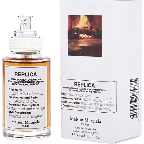 REPLICA BY THE FIREPLACE by Maison Margiela EDT REFILLABLE SPRAY 1 OZ EasyOptionXY LLC