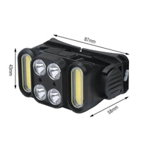Rechargeable LED Headlamp for Camping Cycling Hiking Hunting EasyOptionXY LLC