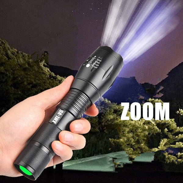 Portable Mini Flashlight LED ZOOM Torch Hunting Zoomable Flashlight Torch Light EasyOptionXY LLC