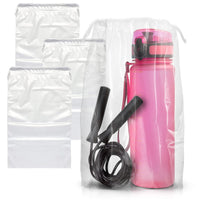Clear Drawstring Bag, 4 x 6 Inches. Pack of 2000 Clear Plastic Drawstring Bags. 2 Mil Drawstring Clear Plastic Bags. Waterproof Clear Plastic Bags Drawstring for Cosmetics, Toiletries EasyOptionXY LLC