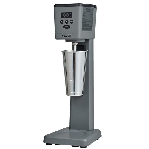 VEVOR Milkshake Maker, 375W Electric Milkshake Machine, Single Head Drink Mixer Blender Machine, LED Intelligent Microswitch, 3-Speed Milkshake Mixer with 820 ml Stainless Steel Cup EasyOptionXY LLC