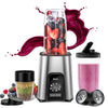 VEWIOR 1000W Smoothie Blender for Shakes and Smoothies; 11 Pieces Personal Blender for Kitchen; 2*23oz+10oz Blender Cups with To-Go Lids for Fruit Vegetables; Beans; Nuts; Spices(shipment from FBA) EasyOptionXY LLC
