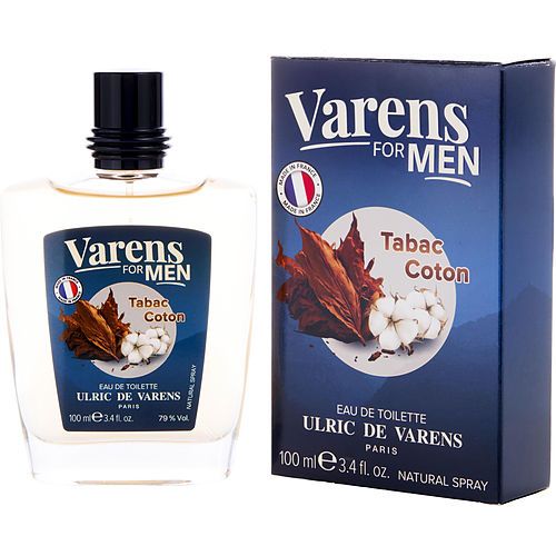 VARENS FOR MEN TABAC COTTON by Ulric de Varens EDT SPRAY 3.4 OZ EasyOptionXY LLC