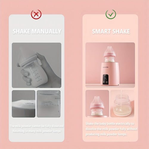 Baby Bottle Shaker ; Baby Formula Mixer; Automatic Milk Blender Mixer For Breastmilk And Formula; One-Button Operation; USB Charging EasyOptionXY LLC