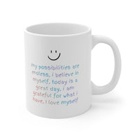 Positive Affirmations Reminder Mug EasyOptionXY LLC