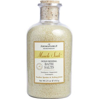 MUSCLE SOAK by Aromafloria OCEAN MINERAL BATH SALTS 23 OZ EUCALYPTUS, PEPPERMINT, AND LEMONGRASS EasyOptionXY LLC