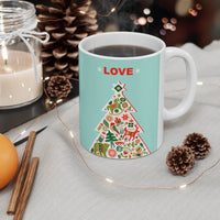 Christmas Tree with Love Ceramic Mug 11oz EasyOptionXY LLC