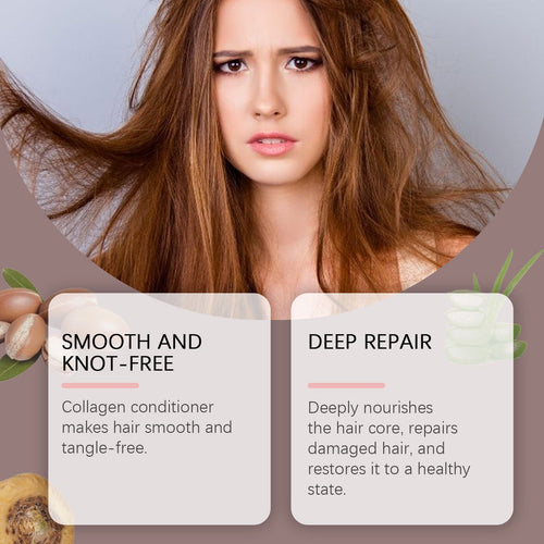 Hoegoa Collagen Conditioner Gentle Hair Care Soft, nourishing, hydrating and moisturizing hair care EasyOptionXY LLC