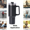 40oz large capacity tumbler With Handle And Straw Lid, Insulated Reusable Stainless Steel Water Bottles Travel Mug Coffee Cup car cup water cup For Men Women Outdoor Camping Driving, gift EasyOptionXY LLC
