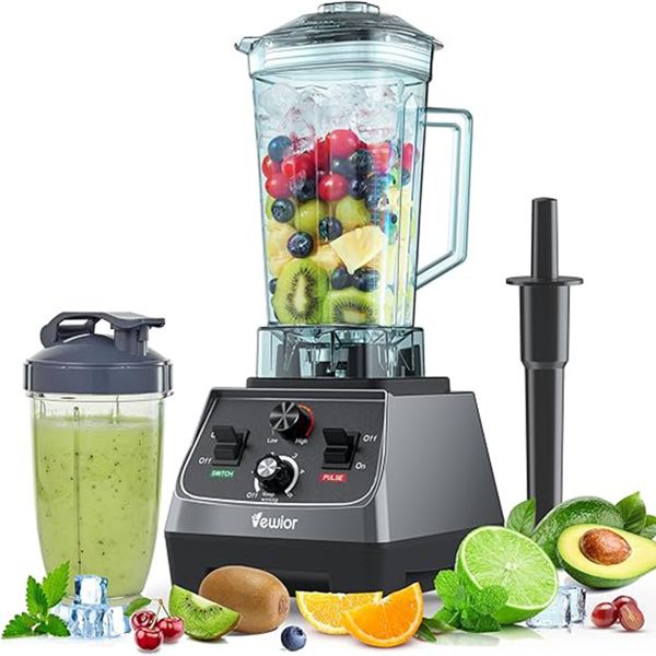 VEWIOR 2200W Blenders for Kitchen, Professional Blender with 68oz Tritan Container & 27oz To-Go Cup, Countertop Blender for Shakes and Smoothies EasyOptionXY LLC