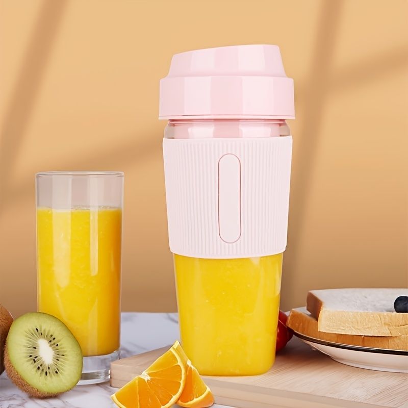 1PC Portable Blender; One-handed Drinking Mini Blender For Shakes And Smoothies With Rechargeable USB EasyOptionXY LLC