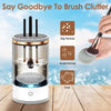 3 In 1 Makeup Brush Blender Cleaner Automatic Makeup Brush Cleaner Machine USB Powered Brush Drying Storage Suitable For All Types of Brushes EasyOptionXY LLC