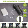 Tactical LED Flashlight Zoomable Rechargeable Search Light Torch 50000LM with 5Modes SOS Night Light For Night Walking Adventures EasyOptionXY LLC