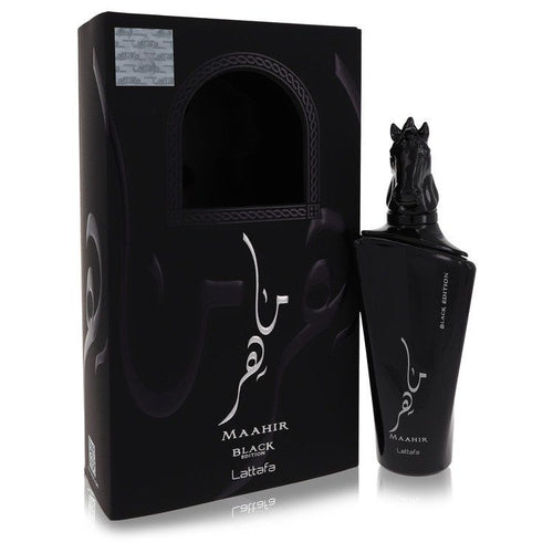 Maahir Black Edition by Lattafa Eau De Parfum Spray (Unisex) EasyOptionXY LLC