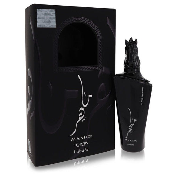 Maahir Black Edition by Lattafa Eau De Parfum Spray (Unisex) EasyOptionXY LLC