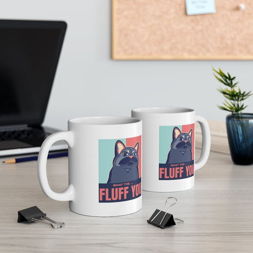 Funny Cat Fluff Mug EasyOptionXY LLC