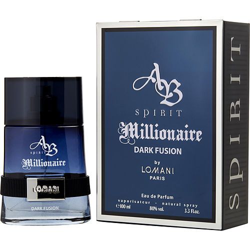 AB SPIRIT MILLIONAIRE DARK FUSION by Lomani EAU DE PARFUM SPRAY 3.3 OZ EasyOptionXY LLC