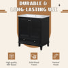 30\" Bathroom Vanity with Sink Combo, Multi-functional Bathroom Cabinet with Doors and Drawer, Solid Frame and MDF Board EasyOptionXY LLC