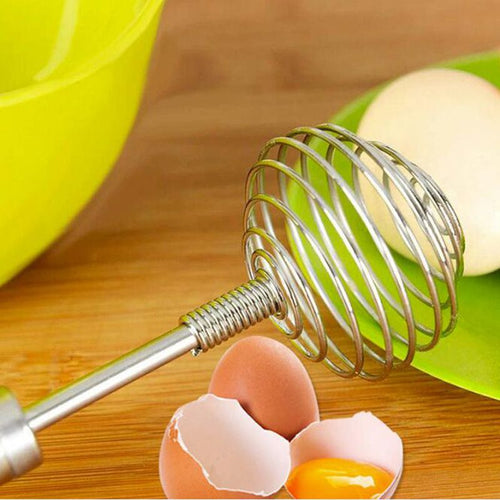 Spiral Egg Whisk Stainless Steel Lightweight N on-T oxic Kitchen Gadget Manual Blender Hand Whisk for Baking Beverage Cooking EasyOptionXY LLC