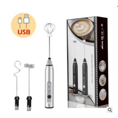 Milk Frothers Electric Wireless Handheld Blender With USB Electrical Mini Coffee Maker Whisk Mixer For Coffee Cappuccino Cream EasyOptionXY LLC