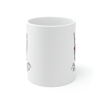 I Love Punk Rock Skeleton Hand Mug EasyOptionXY LLC