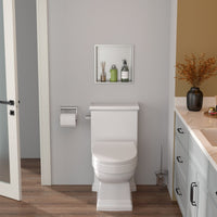 Brushed Stainless Steel Wall Shower  Niche , Double Recessed Shower Shelf for Bathroom EasyOptionXY LLC