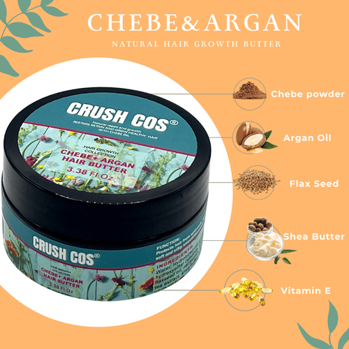 Chebe+ Argan Hair Butter for Hair Growth_Travel Size, 100g EasyOptionXY LLC