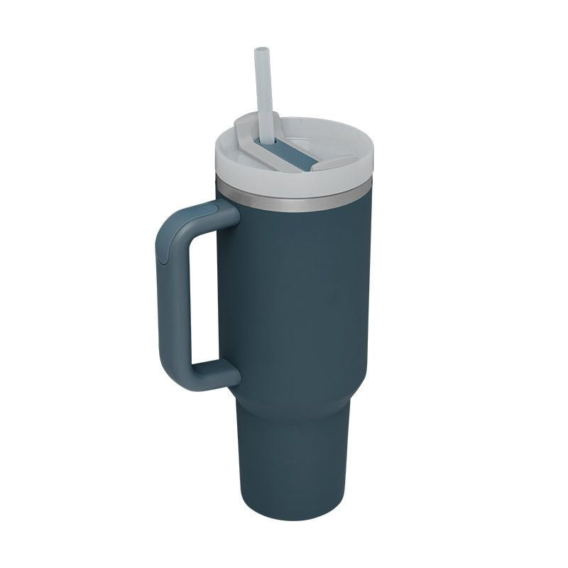 1200ml Stainless Steel Mug Coffee Cup Thermal Travel Car Auto Mugs T hermos 40 Oz Tumbler with Handle Straw Cup Drinkware New In EasyOptionXY LLC