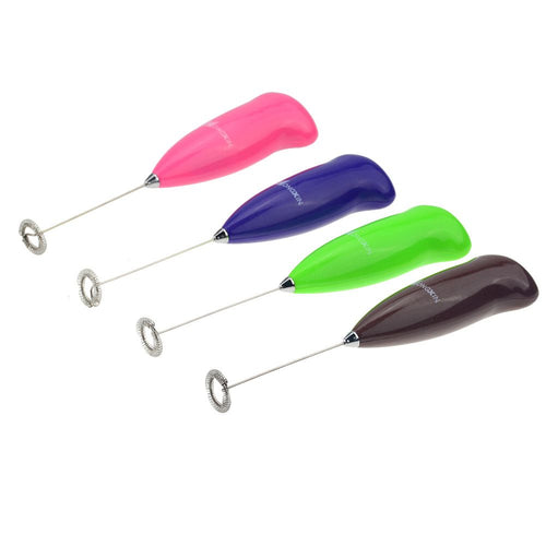 1pc Stainless Steel Handheld Electric Blender; Egg Whisk; Coffee Milk Frother EasyOptionXY LLC