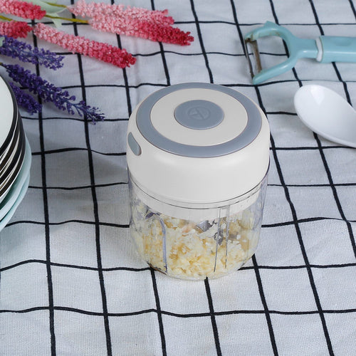 Mini Electric Garlic Chopper 8.45OZ Cordless Garlic Mincer Food Chopper EasyOptionXY LLC