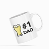 #1 Dad Beer Coffee Mug EasyOptionXY LLC