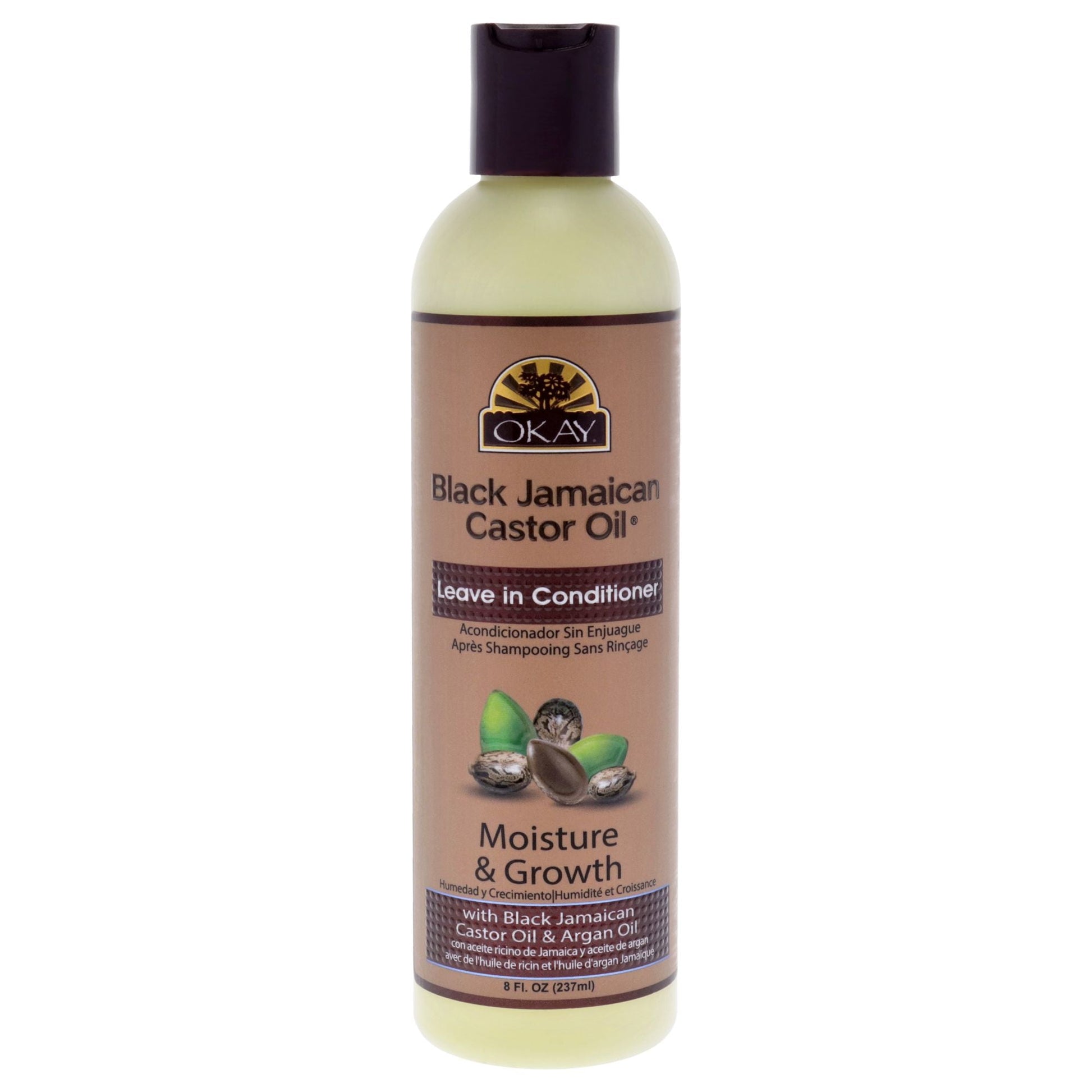 Black Jamaican Castor Oil Leave In Conditioner by Okay for Unisex - 8 oz Leave In Conditioner EasyOptionXY LLC