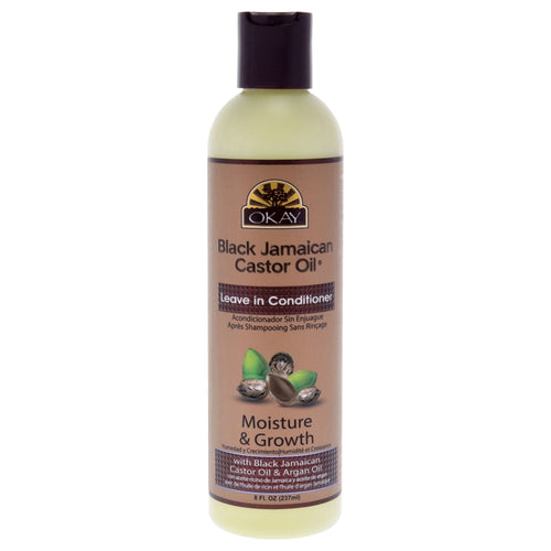 Black Jamaican Castor Oil Leave In Conditioner by Okay for Unisex - 8 oz Leave In Conditioner EasyOptionXY LLC