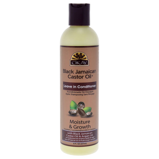 Black Jamaican Castor Oil Leave In Conditioner by Okay for Unisex - 8 oz Leave In Conditioner EasyOptionXY LLC