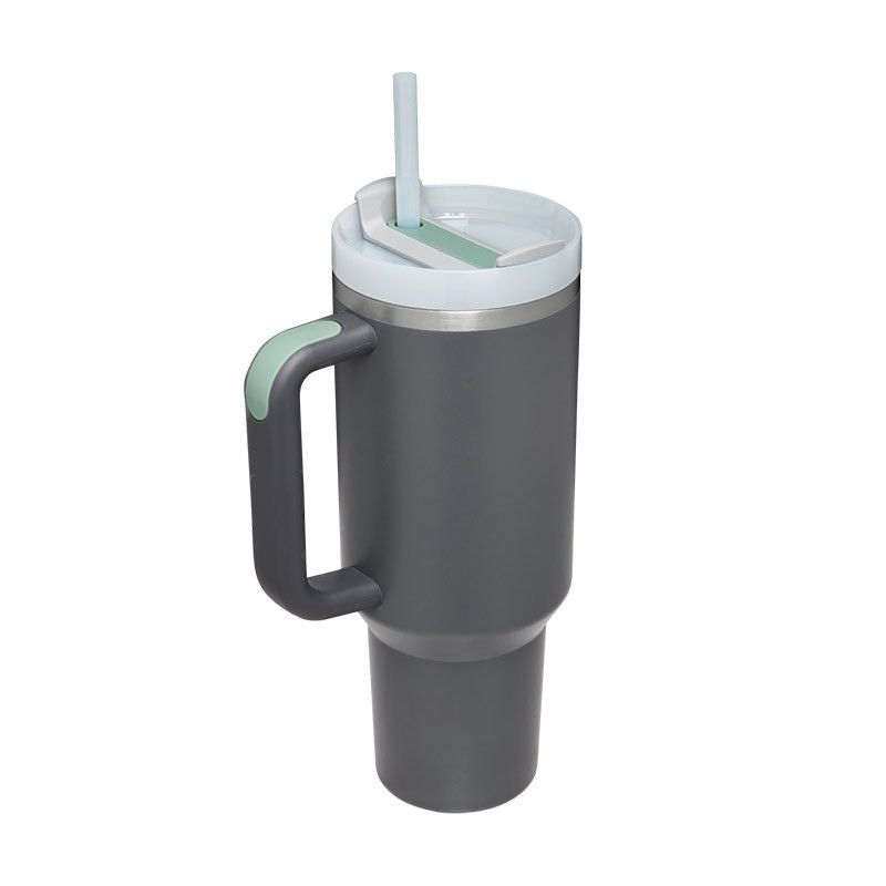 1200ml Stainless Steel Mug Coffee Cup Thermal Travel Car Auto Mugs T hermos 40 Oz Tumbler with Handle Straw Cup Drinkware New In EasyOptionXY LLC