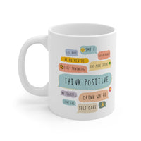 Think Positive Messages Theme Mug EasyOptionXY LLC