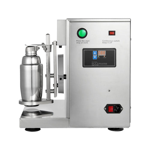 VEVOR Milkshake Maker Machine, 120W Commercial Milk Tea Shaker Machine, Single Head Milk Shake Mixer Machine, 0-180s Adjustable Milkshake Blender, with 750 ml Stainless Steel Cup, for Milk Tea Store EasyOptionXY LLC