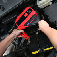 Portable Car Jump Starter Air Compressor 1500A 400PSI Car Battery Charger Jump Starter Power Bank LED Flashlight Digital Tire Inflator for 4.0L Gasoline Or 2.0L Diesel Engine EasyOptionXY LLC