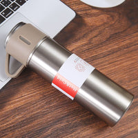 1pc/1Set Stainless Steel Thermal Cup; With Gift Box Set; Double Layer Leakproof Insulated Water Bottle; Keeps Hot And Cold Drinks For Hour EasyOptionXY LLC