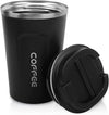 12 oz Stainless Steel Vacuum Insulated Tumbler - Coffee Travel Mug Spill Proof with Lid - T hermos Cup for Keep Hot/Ice Coffee; Tea and Beer EasyOptionXY LLC