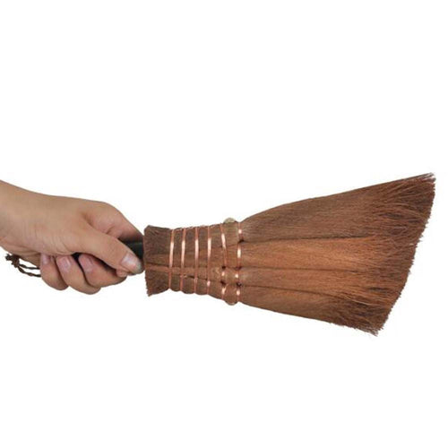 Large Coir Scrub Brush Art Brush Palm Brush for Cleaning Dust Removal Tea Ceremony Accessories EasyOptionXY LLC