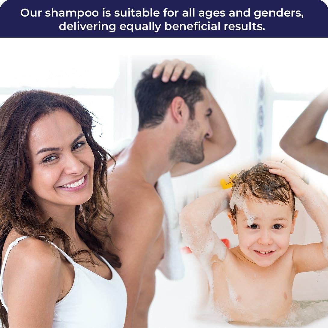 Anti Dandruff Shampoo Sulfate Free Shampoo Medicated Anti Fungal Shampoo For Itchy Flaky Dry Scalp Hair Growth Folliculitis Treatment Seborrheic Dermatitis Shampoo with Tea Tree Oil EasyOptionXY LLC