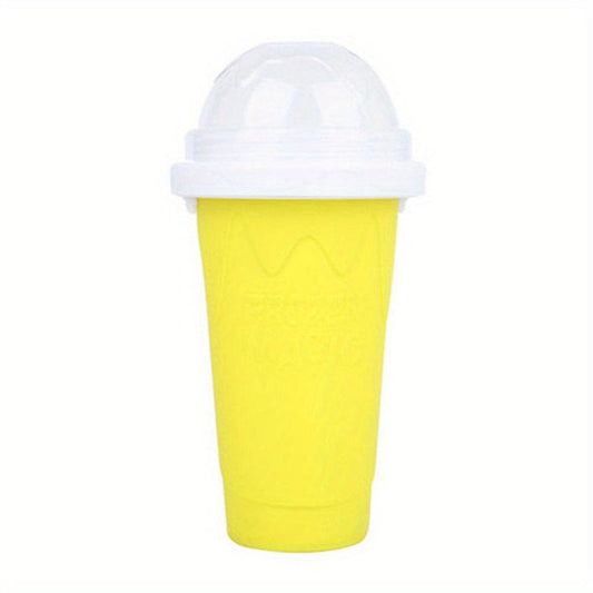 400ml Summer Homemade Squeezable Juice Water Bottle, Quick-Frozen Ice Cream Slushy Maker Smoothie Cup EasyOptionXY LLC