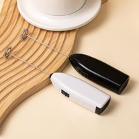 Mini Stainless Electric Handheld Egg Beater Household Kitchen Steel Coffee Milk Tea Blender Beat up the Cream Stirring EasyOptionXY LLC